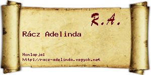 Rácz Adelinda névjegykártya